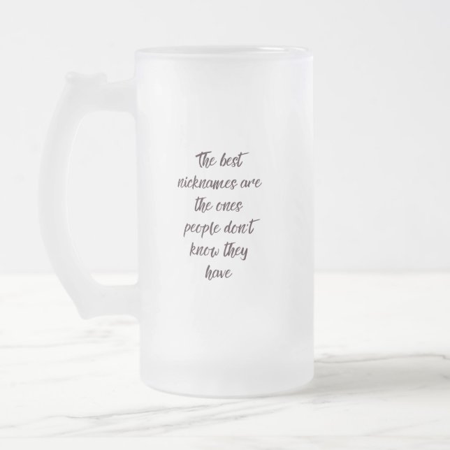Lustige Zitate Frostglas Tasse  (Links)