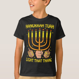 Lustige Zitate Hanukkah Tuah Licht Dieses Ding Des T-Shirt