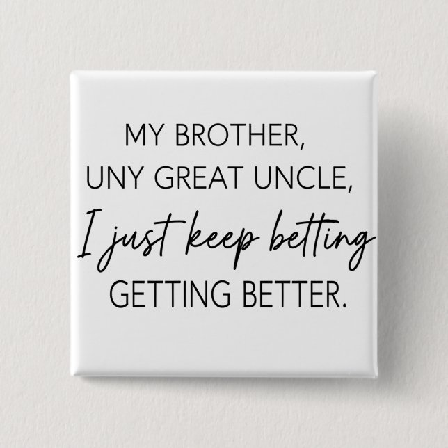 lustige Zitate Humor Papa-Witze Button (Vorderseite)