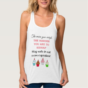Lustige Zitate Humorvoller Kuchen essen Tank Top