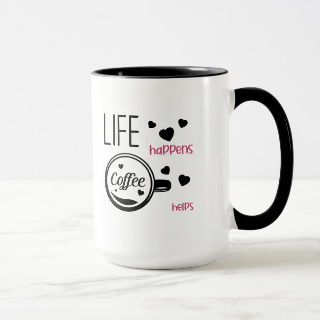Lustige Zitate Kaffe süchtige Mama Geburtstag Mutt Tasse (Rechts)