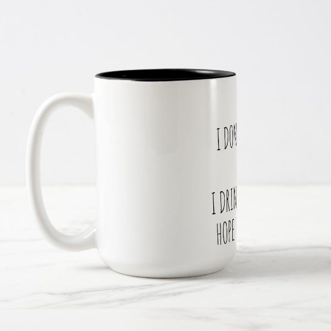Lustige Zitate Kaffeetasse  (Links)