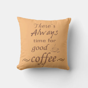 Lustige Zitate über Kaffee trinken Koffein Kissen