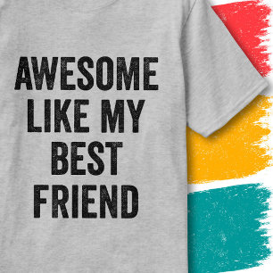 Lustige Zitate Vintage Großartig Wie Mein Bester F T-Shirt