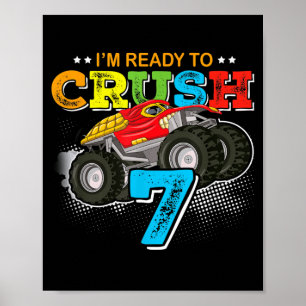 Lustige Zitate zum 7. Geburtstag für einen 7-jähri Poster