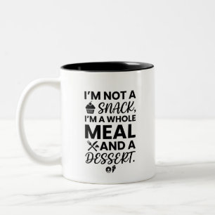 Lustige Zitate Zweifarben-Tasse Zweifarbige Tasse