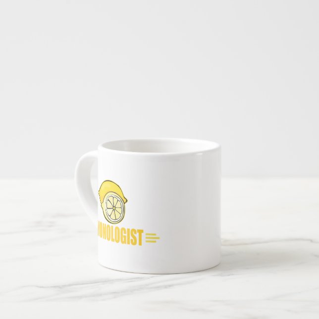 Lustige Zitrone Espressotasse (Vorderseite Links)
