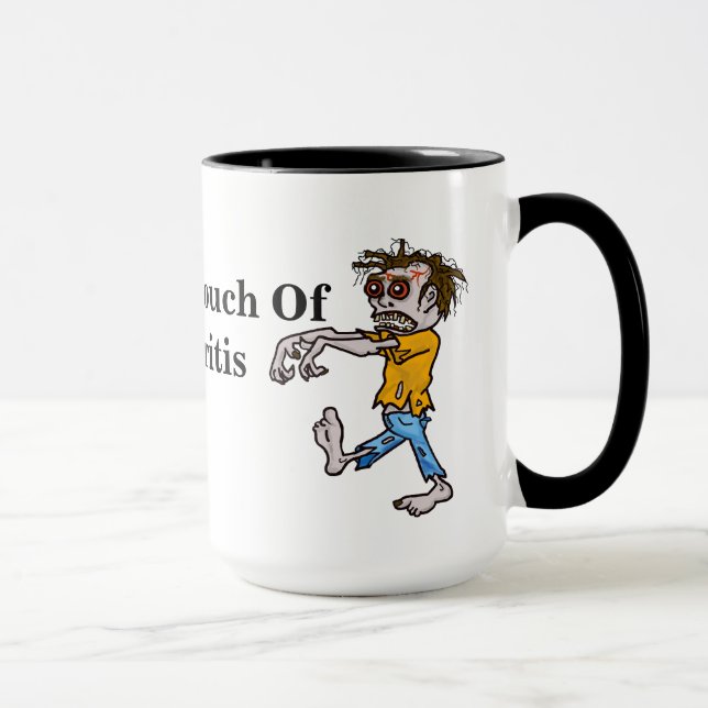 Lustige Zombie-Arthritis-Tasse Tasse (Rechts)