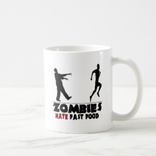 Lustige Zombie-Schnellimbiß Kaffeetasse