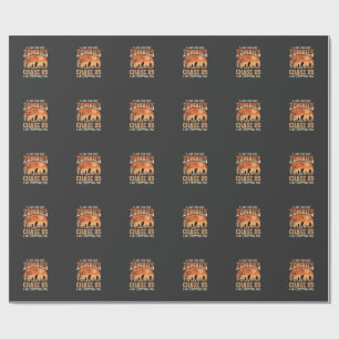 Lustige Zombies Halloween Jagd auf uns Design Geschenkpapier