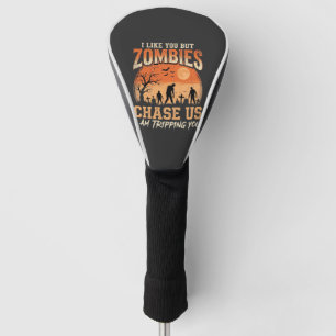 Lustige Zombies Halloween Jagd auf uns Design Golf Headcover