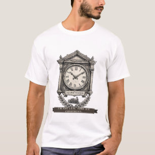 Lustige Zug-Uhr T-Shirt