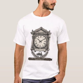 Lustige Zug-Uhr T-Shirt