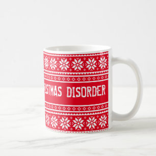Lustige Zwangsstörung Zwanghafte Weihnachtsstörung Kaffeetasse