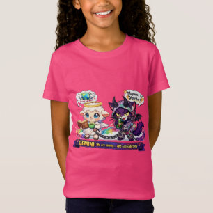 Lustige Zwillinge-Zwillingsdualität Engel Lamm und T-Shirt
