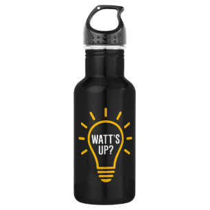 Lustigen Elektriker-Zitat-Watts oben Edelstahlflasche