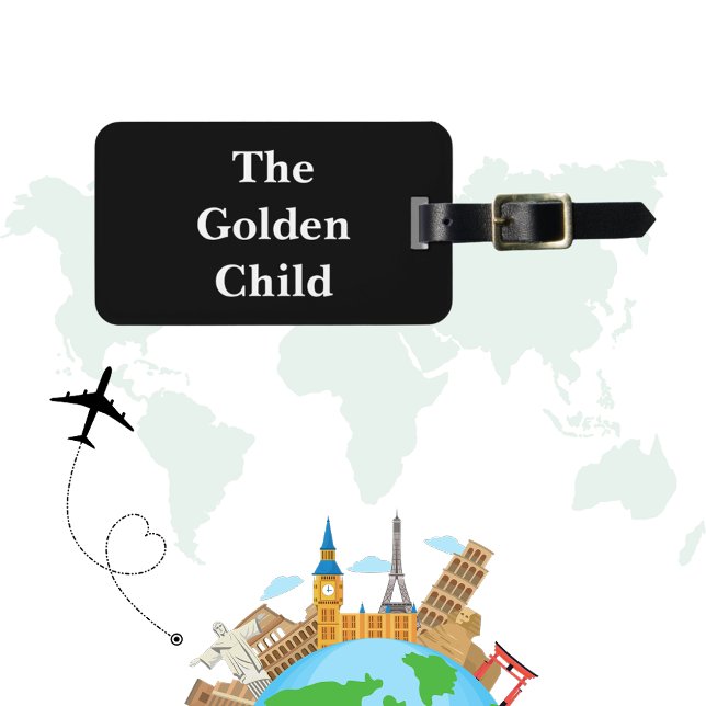 Lustigen Sprüche Schwarzer Gepäckträger Gepäckanhänger (Von Creator hochgeladen)