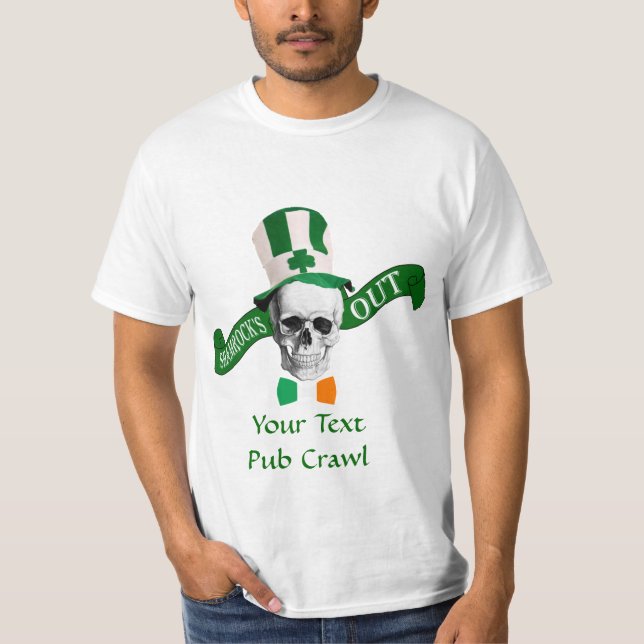 Lustigen St Patrick Tag T-Shirt (Vorderseite)