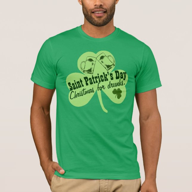 Lustigen St Patrick Tag T-Shirt (Vorderseite)