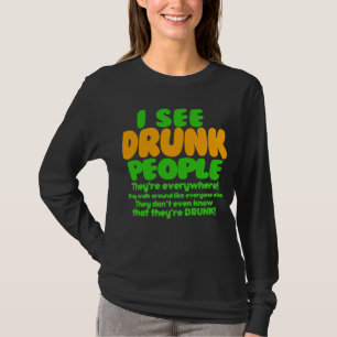 Lustigen St Patrick Tagesgrün-Bier T-Shirt