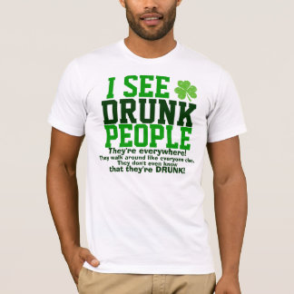 Lustigen St Patrick Tagestrinkender Spaß T-Shirt