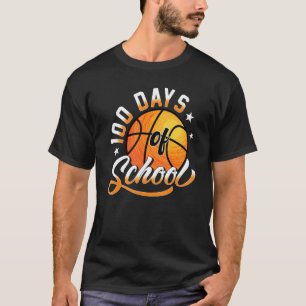 Lustiger 100. Tag des Basketballliebhaber-Lehrers  T-Shirt