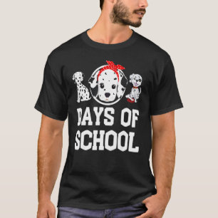 Lustiger 101 Tage Schulhund 100. Tag Schlauer Lehr T-Shirt