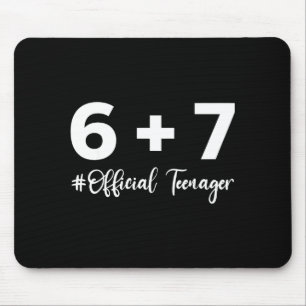 Lustiger 13. Geburtstag Teenager 6+7 Jahre alte Ju Mousepad