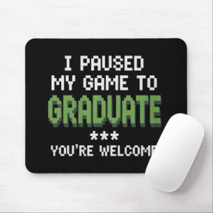 Lustiger 2025 Gamer Absolvent Abschluss Mousepad