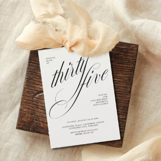 Lustiger 35. Geburtstag Einladung