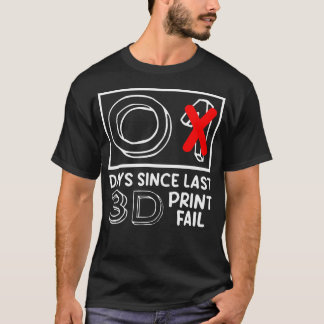 Lustiger 3D-Druck-Service-Geschäftsinhaber 3D-Druc T-Shirt