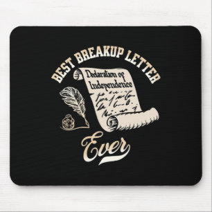 Lustiger 4. Juli Bester Schlussbrief Ever Geschich Mousepad
