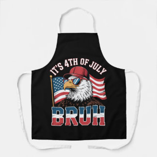 Lustiger 4. Juli Bruh Patriotischer Adler Schürze