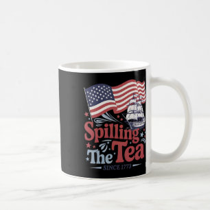 Lustiger 4. Juli, der den Tee seit 1773 in die USA Kaffeetasse