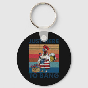 Lustiger 4. Juli, nur hier, um die amerikanische F Schlüsselanhänger