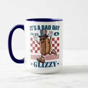 Lustiger 4. Juli Schlechter Tag Für Einen Glizzy H Tasse