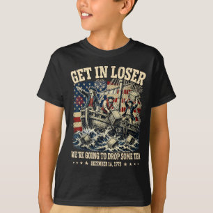 Lustiger 4. Juli Wir haben 1773 etwas Tee fallen l