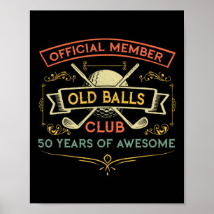 Lustiger 50. Geburtstag Alter Club 50 Jahre alter Poster