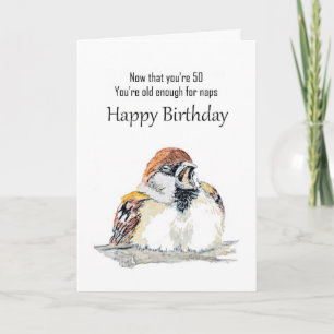 Lustiger 50. Geburtstag Glückwunsch zum Geburtstag Karte