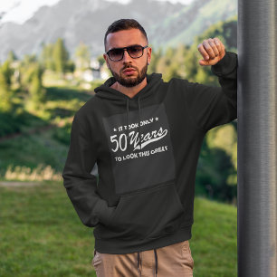 Lustiger 50. Geburtstag Retro-Typografie Hoodie