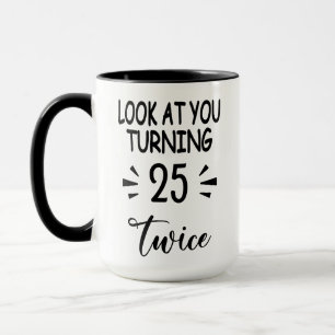 Lustiger 50. Geburtstag Tasse - Schau mal, wer dop