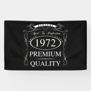 Lustiger 50. Geburtstag Vintage 1972 Banner