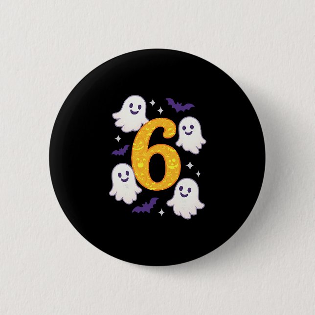 Lustiger 67 Halloween-Meme Six Seven Halloween-Kos Button (Vorderseite)