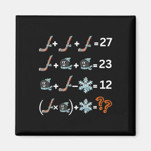 Lustiger 67 Hockey-Drip-Meme-Nummer-Mathe-Lehrer Magnet