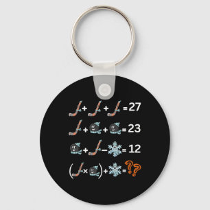 Lustiger 67 Hockey-Drip-Meme-Nummer-Mathe-Lehrer Schlüsselanhänger