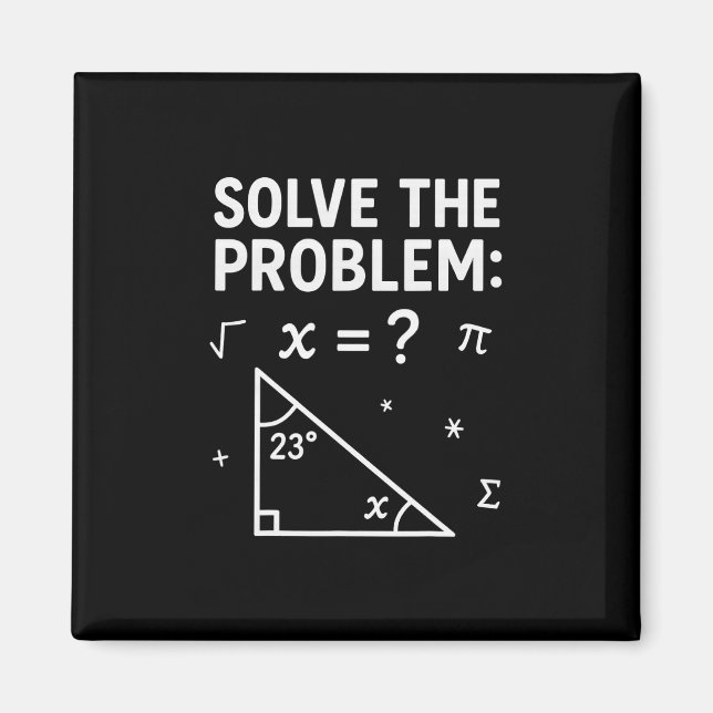 Lustiger 67 Mathe-Meme Löse das Problem Lehrer Für Magnet (Vorne)