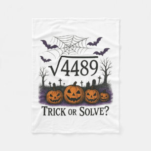 Lustiger 67 Meme Mathelehrer 6 7 Halloween Quadrat Fleecedecke
