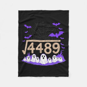 Lustiger 67 Meme Mathelehrer 6 7 Halloween Quadrat Fleecedecke