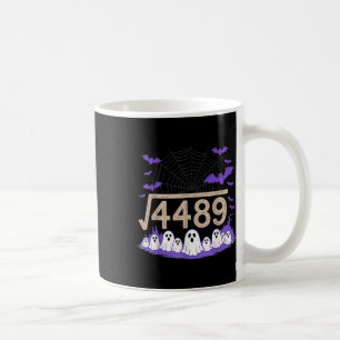 Lustiger 67 Meme Mathelehrer 6 7 Halloween Quadrat Kaffeetasse