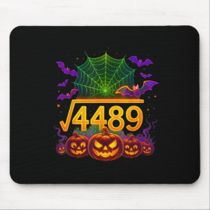 Lustiger 67 Meme Mathelehrer 6 7 Halloween Quadrat Mousepad
